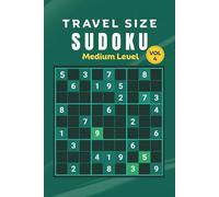 Large Print Sudoku for Adults: 120 Medium Travel Size Puzzles • Fun and Relaxing Brain Games • 6x9 inches • One Puzzle per Page • Solutions Included • MindGlow Travel Size Sudoku Collection • Volume 4