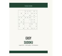 Large Print Sudoku for Adults: 66 Easy to Medium Puzzles with Full Solutions | Big Bold Numbers for Comfortable Solving (Puzzle Haven Large Print Puzzles Book 1)
