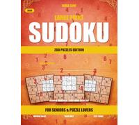 Large Print Sudoku for Seniors: 200 Easy Puzzles with Full Solutions: Relaxing One-Puzzle-Per-Page Brain Training for Older Adults - Oversize Grids, Bold Numbers, Complete Answer Key