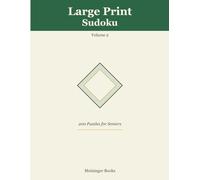 Large Print Sudoku for Seniors - Volume 2: 200 Easy to Hard Puzzles with Full Solutions | Bold Numbers, One Per Page | Brain Games for Older Adults