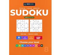 Large Print Sudoku Level 8: Very Hard: 180 Very Hard Sudoku Puzzles with Solutions for Adults & Seniors | Large Print Logic Puzzle Book for Advanced ... Gift (Neuro Games - Train Your Brain Sudoku)