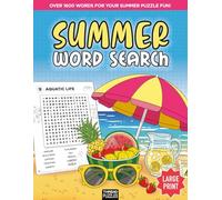 Large Print Summer Word Search for Adults: 112 Themed Puzzles for Brain Health and Stress Relief | A Fun & Easy-to-Read Activity Book for Vacation and Home to Keep Your Mind Sharp All Season