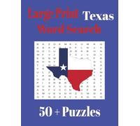 Large Print Texas Word Search (Large Print State Word Search)