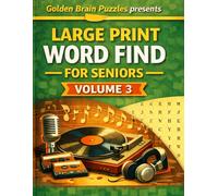 Large Print Word Find for Seniors - Volume 3 Easy Word Search Puzzles Inspired by Music & Memories: A Relaxing Puzzle Book with Big Letters for Older Adults