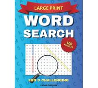 Large Print Word Search: 100 Puzzles Word Find Brain Games for Adults & Seniors - 10 Different Categories with more than 2000 words