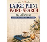 Large Print Word Search: 120 Cozy Puzzles