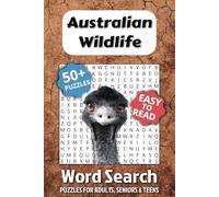 Large Print Word Search - Australian Wildlife: 50+ Puzzles for Adults & Seniors | Big Font for Easy Reading & Relaxation