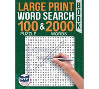 Large Print Word Search Book: 100 Puzzles and 2000 Words (Big Large Set 5 in 1. New Edition 2.0)