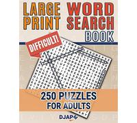Large Print Word Search Book: 250 Puzzles for Adults: Volume 1 (High-Visibility Cognitive Training: The Enhanced Word Search Collection)