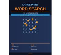 Large Print Word Search Book for Adults: 120 All-New Challenging Puzzles with Solutions - Volume 2