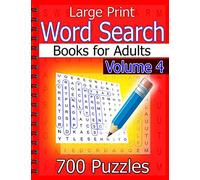 Large Print Word Search Books for Adults Volume 4: 700 Puzzles