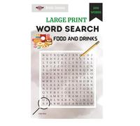 Large Print Word Search Food and Drinks: Food and Drinks
