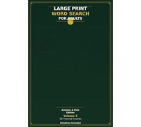 Large Print Word Search for Adults: Animals & Pets Edition | 50 Themed Puzzles with Solutions | Volume 2