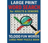 Large Print Word Search for Adults & Seniors: 10,000 Fun Words - Relaxing Brain Games in Easy-to-Read Large Print (CHRISTMAS WORD SEARCH PUZZLE BOOK)