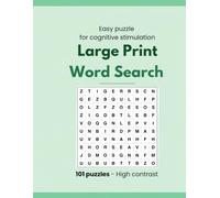 Large Print Word Search for Seniors: 100 Easy Puzzles with Extra Large Print | Fun Brain Games for Adults, Seniors & Low Vision
