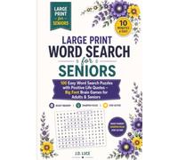 Large Print Word Search for Seniors: 100 Easy Word Search Puzzles with Positive Life Quotes - Big Font Brain Games for Adults & Seniors