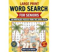 Large Print Word Search for Seniors - 100 Nostalgic Summer Puzzles from the 1950s, 1960s & 1970s: Easy Large Print Puzzles for Relaxation, Memory, and ... (Esther & John’s Word Search for Seniors)