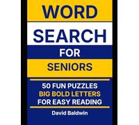 Large Print Word Search for Seniors: 50 Fun Puzzles with Big Bold Letters for Easy Reading