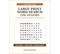 Large Print Word Search for Seniors: 80 Relaxing Easy-to-Read Puzzles for Memory, Calm, and Everyday Joy