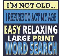 Large Print Word Search for Seniors VOl. 1: Easy Relaxing Puzzles | Fun Brain Games to Improve Memory, Focus & Cognitive Skills | Vintage & Nostalgic Theme | WOW 1008 words