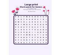 Large Print Word Search For Seniors: Vol. 2 Medium Level
