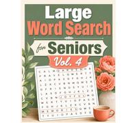 Large Print Word Search for Seniors Vol. 4: 100 Big-Print Puzzles on Music, the Night Sky, Myths, Hobbies and More | Relaxing Word Games for Adults and Seniors