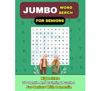 Large Print Word Search for Seniors with Dementia & Memory Loss: 76 Gentle & Calming Puzzles with Relaxing Illustrated Pages for Stress-Free Focus and Cognitive Support