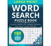 Large Print Word Search Puzzle Book: Classic Variety of Themed Puzzles for Adults and Seniors, Meridian Collection