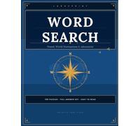 Large Print Word Search: Travel, World Destinations & Adventures