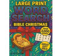 LARGE PRINT WORD SEARCH: WORD SEARCH BIBLE CHRISTMAS