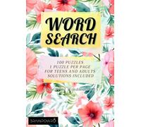 Large Print Wordsearch A5: Wordsearch Books For Adults A5 Size Large Print : Challenge Your Brain And Enjoy Hours Of Fun : Hard Level with full solutions : 1 Puzzle per Page