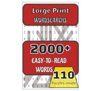 Large Print Wordsearches: 2000+ puzzles with Easy-to-Read words about fun Activities, themed games and more. | 6x9 inches, 110 pages | 110 Puzzles... ... Newlyweds, Graduates, Holidays, and Birthdays