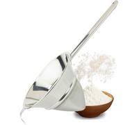 Large Professional Conical Sieve/Passing Strainer - Robust 24cm Rounded Handle, Stainless Steel Fine Mesh. Use This Bouillon/Chinois To Make Silky Smooth Soups, Jams And Stocks. By Taylors Eye Witness