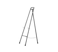 Large Professional Exhibition Easel,Floor Standing Easel with Chain Support, Metal Display Easel for Wedding Sign Poster(Black)