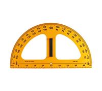 Large Protractor for Teachers, 50cm ABS Extra Large Protractor, Hollow Center Design, for Engineer Dry Board Multifunctional
