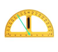 Large Protractor for Teachers Blackboard Protractor 50cm 180 Degree Protractor 2 in 1 Protractor and Compass Big Digital Design Math Teaching Compass Protractor for Engineer Teacher