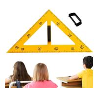 Large Protractor for Teachers, Triangle Geometric Ruler - Large Teaching Ruler for Teachers, Intended for Architects, Engineers, Artists, Designers, and Courses