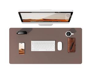 Large PU Leather Desk Mat Non-Slip Office Mouse Pad Laptop Protector