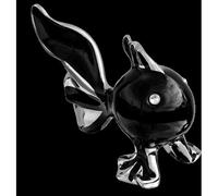 large puffa fish in black