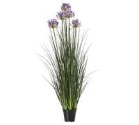 Sostter Lifelike Purple Agapanthus Faux Plant in Beige Sostter Beige