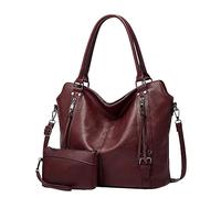 Large Purses for Women PU Shoulder Bags Crossbody Bags Fashion Crossbody Bag Casual Soft Ladies Tote Bags Tarot, red, One Size