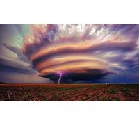 Large Puzzle 1000 Pieces Jigsaw Lightning Tornado Educational Gifts Suitable for All Living Room Prop Art Pictures Educational for Adults