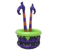 Large PVC Party Ice Bucket And Can, Inflatable Witch Cauldron Drink Cooler | Thickened PVC Material, Generous 48x42x69 cm Inflated Size with Lightweight 253g Portable Design, Witch Pot Sh