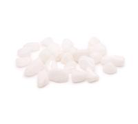 Large Quartz Snow Tumble Stones - 24 Pack