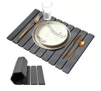 Large Quick Dry Stone Mat 60x40cm, Foldable Diatomaceous Earth Absorbent Mat, Eco-Friendly Non-Slip Drying Pad for Kitchen Counter, Dishes, Cups, Bathroom