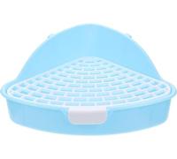 Large Rabbit Cat Litter Bed Pan Corner Toilet with Drawers Plus Large Pet Tray for Rabbits Guinea Pigs Chinchillas Ferrets Small Animals