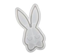 Large Rabbit Heavy Duty Silicone Resin Shaped Gemstone Cooking Tray Craft Supplies Project for Epoxy Casting