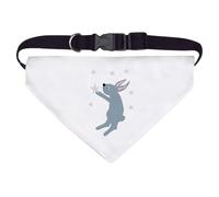 Large 'Rabbit Holding A Star' Dog/Cat/Pet Bandana (PD00057674)