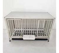 Large Rabbit Hutch, Outdoor Chicken Cage with Pull Out Trays and Food Box, Guinea Pig House for Small To Medium Animals(98 * 50 * 60CM)