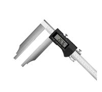 Large Range Long Jaw Digital Caliper 0-600mm/24 inch, Stainless Steel Inner/Outside Diameter Caliper Measuring Tool with LCD Screen, Inch/MM Electronic Vernier Caliper Micrometer,Jaw 100mm/4"